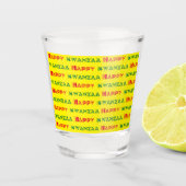 Happy Kwanzaa Greeting 2 Schnapsglas (Vorderseite)