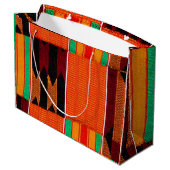 Happy Kwanzaa Große Geschenktasche Große Geschenktüte (Rückseite Schrägansicht)