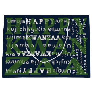 Happy Kwanzaa Große Geschenktüte