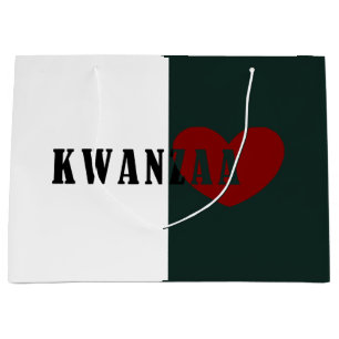 Happy Kwanzaa Große Geschenktüte