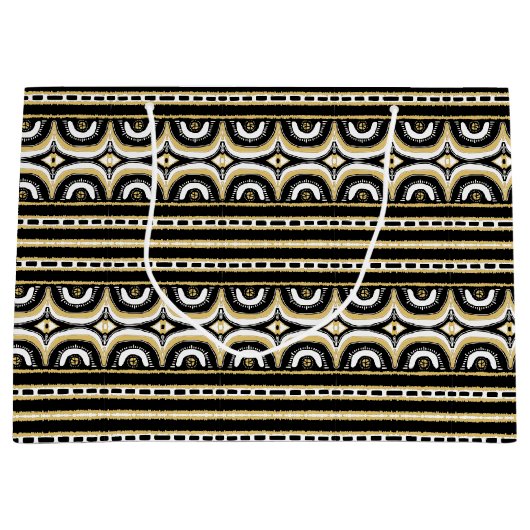 Happy Kwanzaa Große Geschenktüte (Vorderseite)