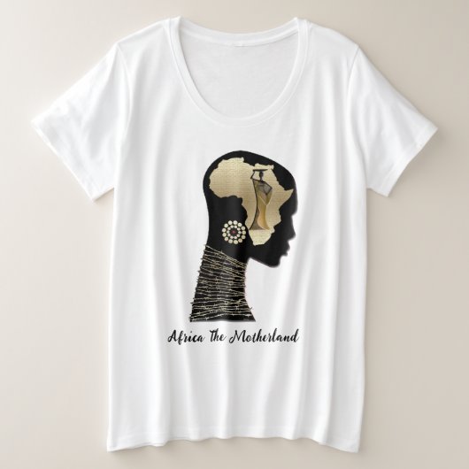 Happy Kwanzaa Große Größe T-Shirt (Design vorne)