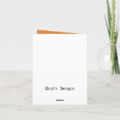 Happy Kwanzaa Grußkarte Karte (Rückseite)