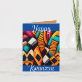 Happy Kwanzaa Grußkarte Karte (Vorderseite)