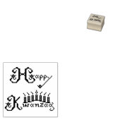 Happy Kwanzaa Gummistempel (Stempel)