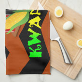 HAPPY KWANZAA HANDTUCH (Viertel Falte)