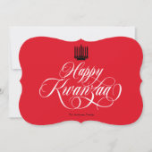 Happy Kwanzaa Holiday Card Feiertagskarte (Vorderseite)