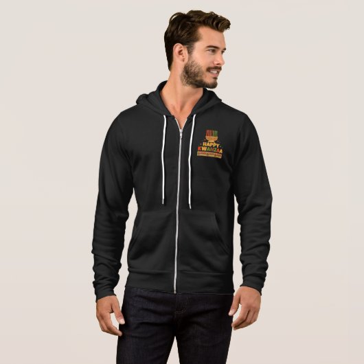 Happy Kwanzaa Hoodie (Vorne ganz)