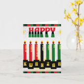 Happy Kwanzaa Karte (Gelbe Blume)