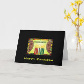 Happy Kwanzaa Karte (Gelbe Blume)