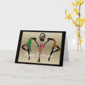 Happy Kwanzaa Karte (Gelbe Blume)