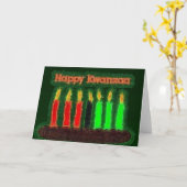 Happy Kwanzaa Karte (Gelbe Blume)