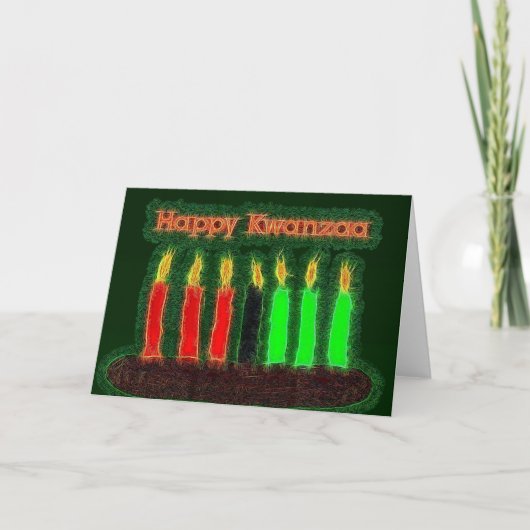 Happy Kwanzaa Karte (Vorderseite)