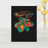 Happy Kwanzaa Karte (Gelbe Blume)