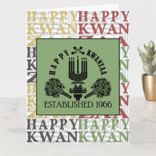 Happy Kwanzaa Karte