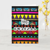 Happy Kwanzaa Karte (Gelbe Blume)