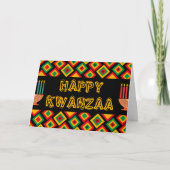 Happy Kwanzaa Karte (Vorderseite)
