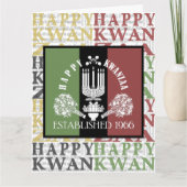 Happy Kwanzaa Karte (Vorderseite)