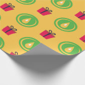 Happy Kwanzaa Kinara Menorah Seven Holiday Pattern Geschenkpapier (Ecke)