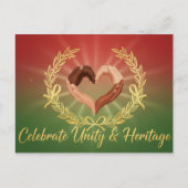 Happy Kwanzaa Kinara Postcard Postkarte (Vorderseite)