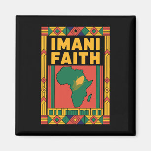 Happy Kwanzaa Kinara-seven Candles Principles of K Magnet