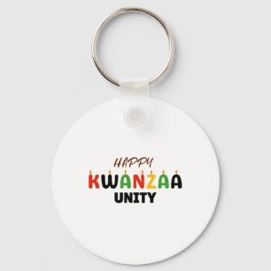 Happy Kwanzaa Kinara-Sieben Prinzipien von Kwanzaa Schlüsselanhänger