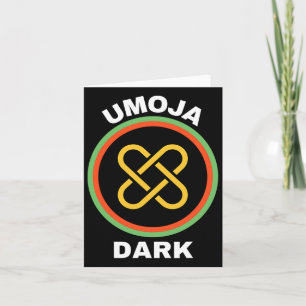 Happy Kwanzaa Kinara-umoja Grundsätze von Kwanzaa Karte