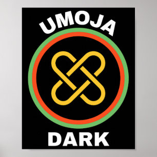 Happy Kwanzaa Kinara-umoja Grundsätze von Kwanzaa Poster