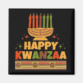 Happy Kwanzaa Magnet (Vorne)