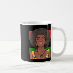 Happy Kwanzaa Pan African Flag Black Woman Seven P Kaffeetasse