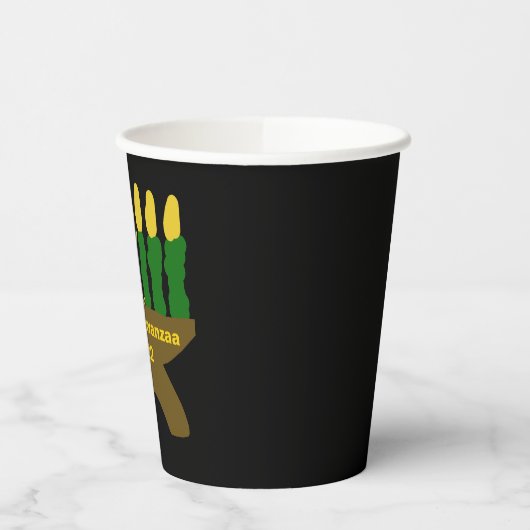 Happy Kwanzaa Pappbecher (Links)