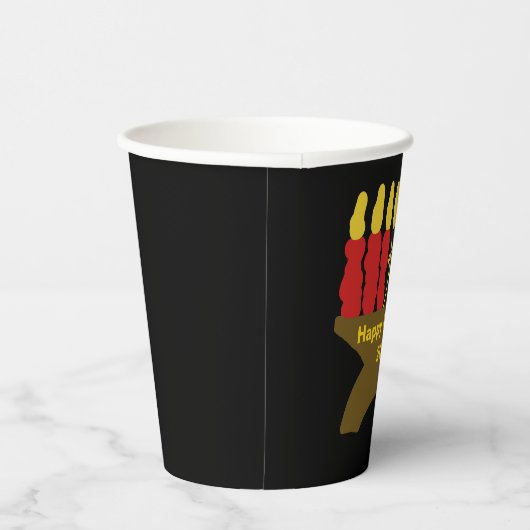 Happy Kwanzaa Pappbecher (Rechts)