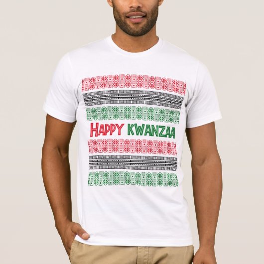Happy Kwanzaa Patterns T - Shirt (Vorderseite)