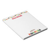 Happy Kwanzaa Personalisiert Notepad Notizblock (angewinkelt)