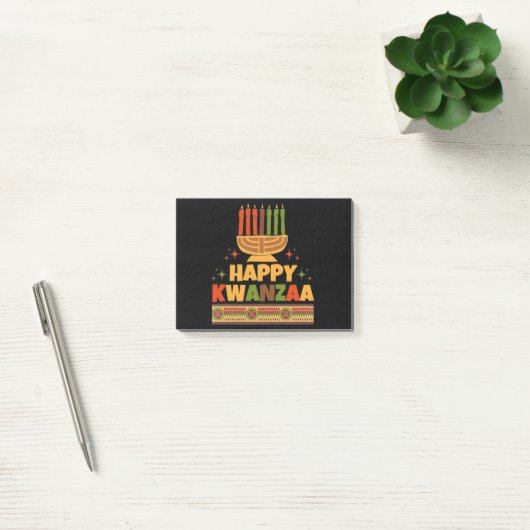 Happy Kwanzaa Post-it Klebezettel (Büro)