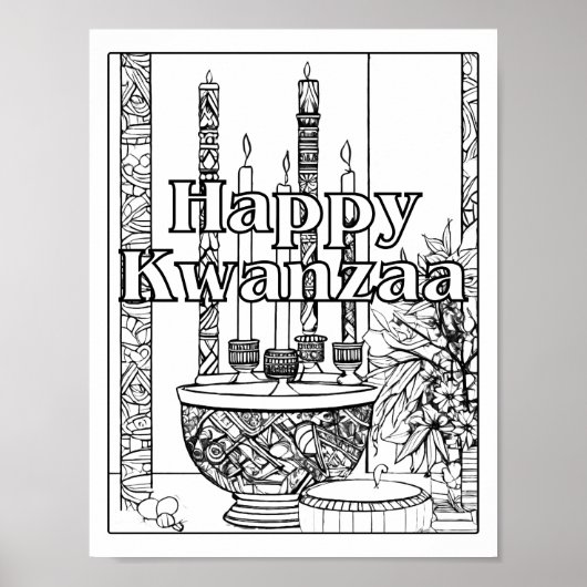 Happy Kwanzaa Poster (Vorne)