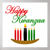 Happy Kwanzaa Poster (Vorne)