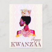 Happy Kwanzaa Postkarte (Vorderseite)