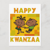 Happy Kwanzaa Postkarte (Vorderseite)