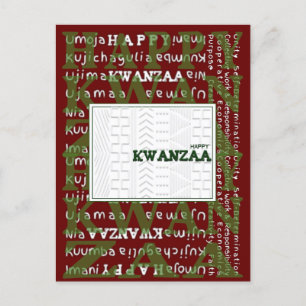 Happy Kwanzaa Postkarte
