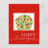 Happy Kwanzaa Postkarte (Vorderseite)