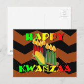 HAPPY KWANZAA POSTKARTE (Vorne/Hinten)