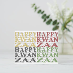 Happy Kwanzaa Postkarte