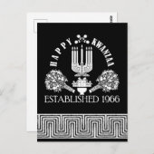 Happy Kwanzaa Postkarte (Vorne/Hinten)