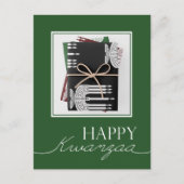 Happy Kwanzaa Postkarte (Vorderseite)