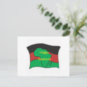 Happy Kwanzaa Postkarte (Stehend Vorderseite)
