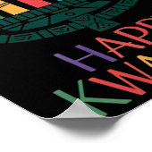 Happy Kwanzaa Premium Poster (Ecke)