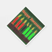 Happy Kwanzaa Serviette (Ecke)