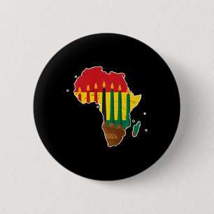 Happy Kwanzaa Seven Principles Kinara Candles Afri Button