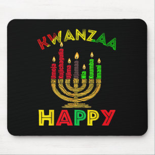 Happy Kwanzaa Sieben Prinzipien der Kwanzaa Frauen Mousepad